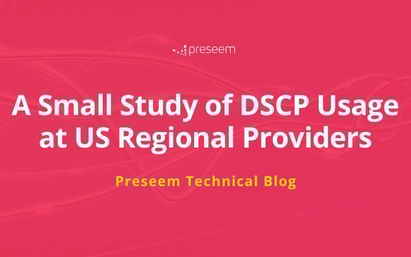DSCP Usage blog