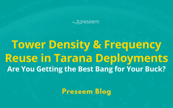 Tarana Tower Density and Frequency Reuse